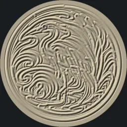 Heron at Dawn, a Sandform Original