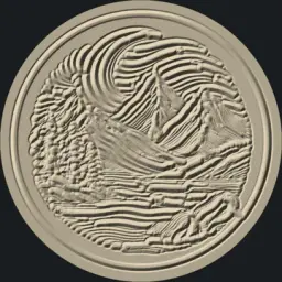 Moonrise Peaks, a Sandform Original