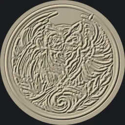 Owl at Dusk, a Sandform Original