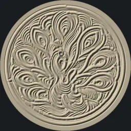 Peacock Crown, a Sandform Original
