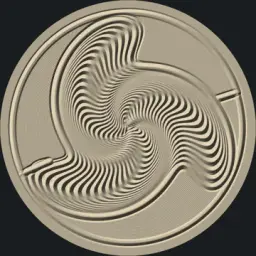 Triune Spiral, a Sandform Original